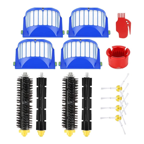 YIEMEEN Replacement Part Kit For iRobotRoomba 600/610/618/614/620/645/650/651/655/660 Vacuum Cleaner Beater Bristle Brush