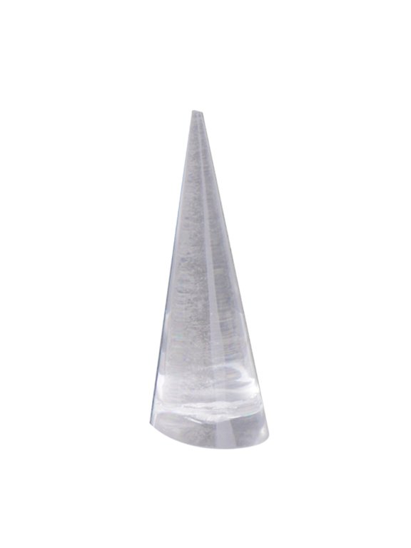 YIEMEEN Ring Holder Tower Acrylic Cone Shape Jewelry Display Holder Drawer Ring Storage Rack for Jewelry Ring/Wedding Ring