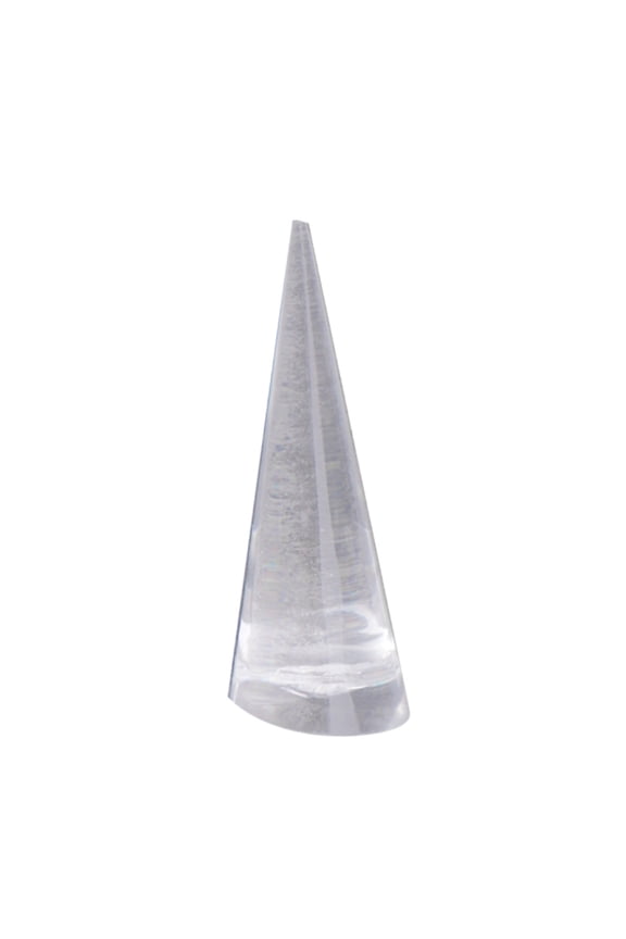 YIEMEEN Ring Holder Tower Acrylic Cone Shape Jewelry Display Holder Drawer Ring Storage Rack for Jewelry Ring/Wedding Ring