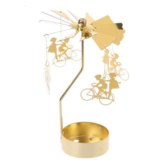 YIEMEEN Rotary Candle Holder Spinning Candleholder for Romantic Wedding Home Table Decor