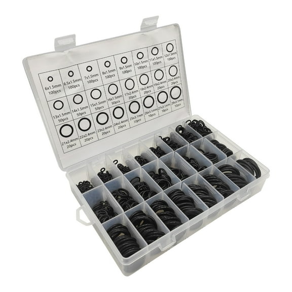 YIEMEEN Rubber O Rings Assortment Kit 1200pcs in Various Sizes for Tool Accessories