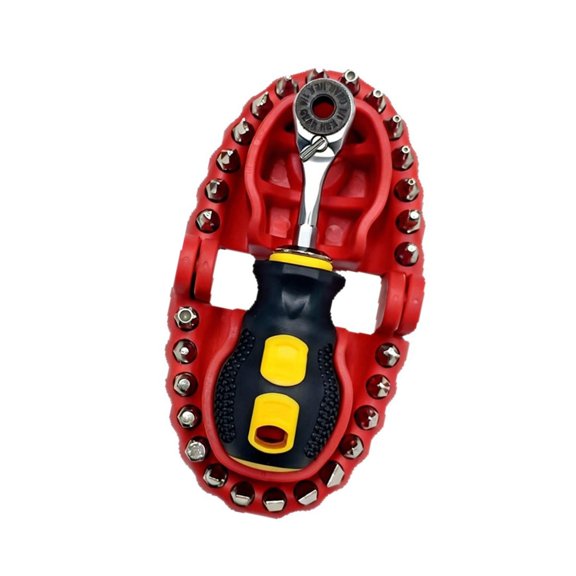 YIEMEEN Screwdriver Multifunctional Screw Driver Slotted Flat Repair Short Screwdriver