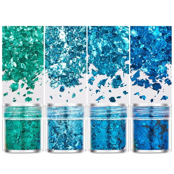 YIEMEEN Sequins Glitter Confettis Brilliant Gold Flakes for Crafters and Jewelry Makers