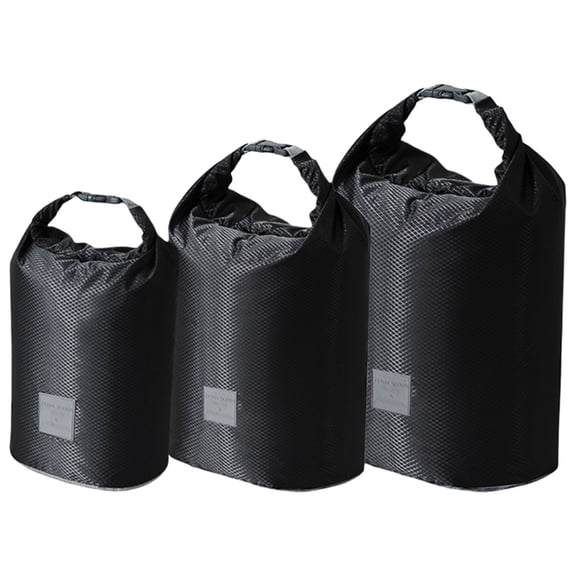 YIEMEEN Set of 3 Portable Waterproof Sacks Convenient for Backpacking and Travel