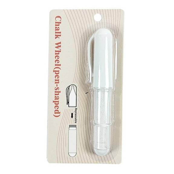YIEMEEN Sewings Fabric Chalk Marker Pen-shaped Chalk Wheel Erasable Fabric Chalk DIY Tailor Pen Crafting Tool for Cotton