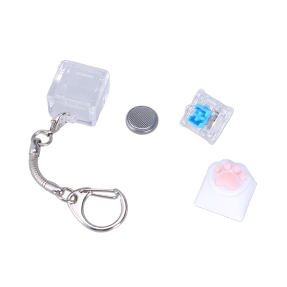 YIEMEEN Silicone Cats Paws Switches Tester Keychain Stress Relief Toy for Mechanical Key