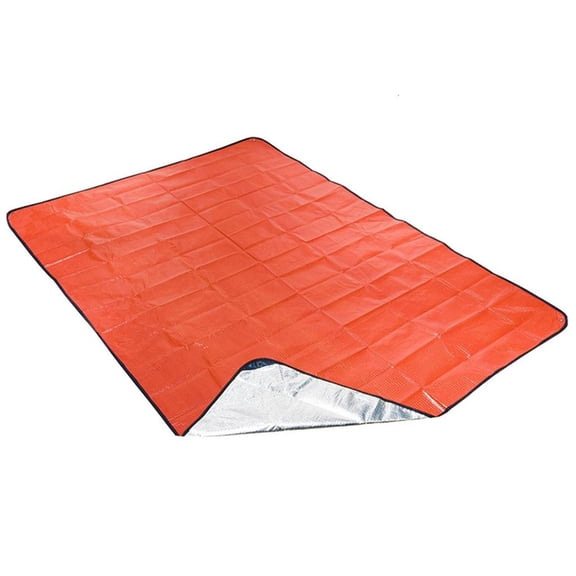 YIEMEEN Silver Foil Emergency Blanket Providing Heat Retention Wind Moisture Resistance Extreme Conditions Camping Essential