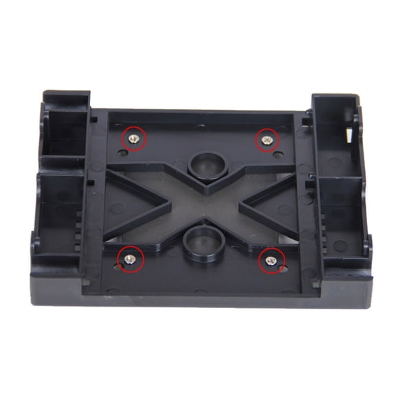 YIEMEEN Simplified SSD Adapter Bracket Dock for 2.5" 3.5" SSD to 5.25" Optical Drive Slot Conversion Support 8CM Fan Holder