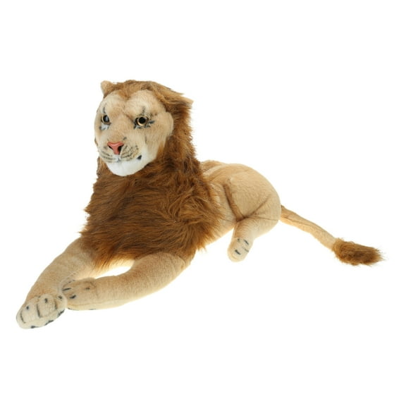 YIEMEEN Simulation Animal Lion Sofa Pillow PP Cotton Plush Toy Cougar Stuffed for Doll
