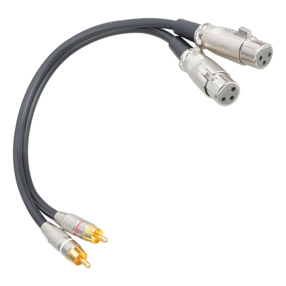 YIEMEEN Solid Microphones Male Microphone Cable for Connecting Line Output Amplifiers