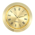 thumbnail image 1 of YIEMEEN Sophisticated Miniature Clock Insert with Roman Numerals Round Metal Watch Dials Replacement for Clock Crafts, 1 of 18