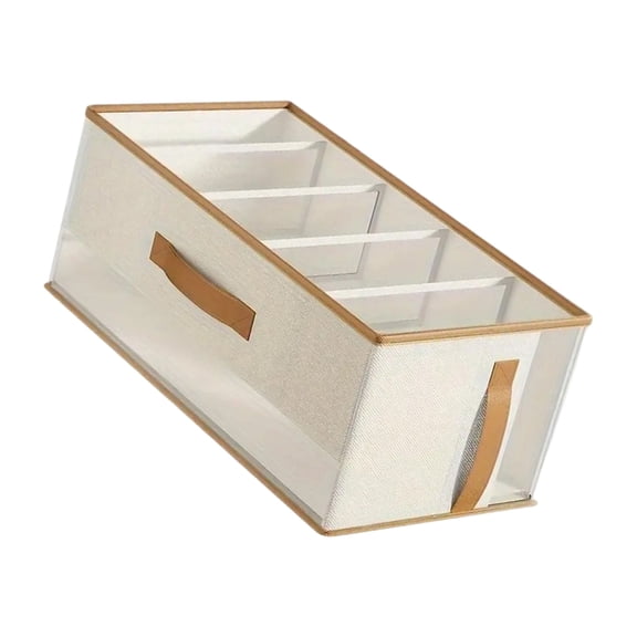 YIEMEEN Spacious Multiple Compartment Box Dustproof for Home Organization