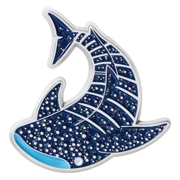 YIEMEEN Sparkling Underwater Marine Animal Enamel Pin Alloy Lapel Badge Sea Creature Jewelry
