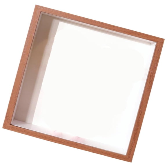 YIEMEEN Solid Picture Frame with 3D Pattern Glass Panel for Dried Flower Glass Frame for Dry Flower Showcases, Unique Wedding Decoration