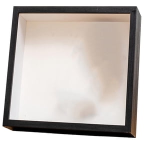 YIEMEEN Solid Picture Frame with 3D Pattern Glass Panel for Dried Flower Glass Frame for Dry Flower Showcases, Unique Wedding Decoration