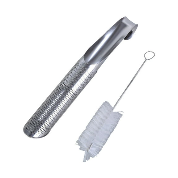 YIEMEEN Practical Stainless Steel Teas Diffuser Hook Handle Food Grade Stick Tube Strainer For Loose Teas And Coffee