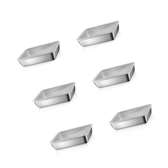 YIEMEEN Stainless Steel Kitchen Serving Platters For BBQ Party Rustproof Metal Food Container With Sealable Cover