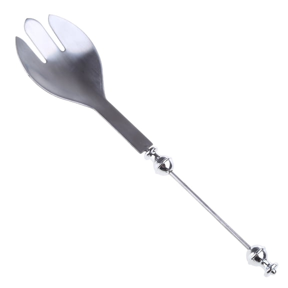 YIEMEEN Stainless Steel Salad Spoon Decorative Beaded Tableware Dessert Serving Spoon