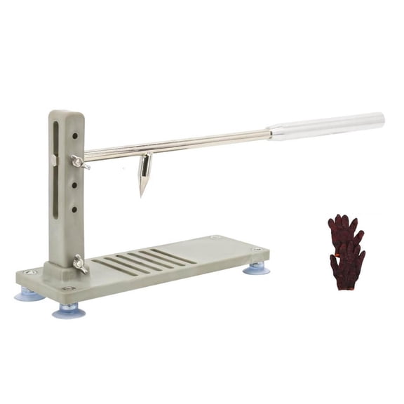 YIEMEEN Stainless Steel Shellfish Opener Tool Adjustable Suction Base For Easy Oysters Opening