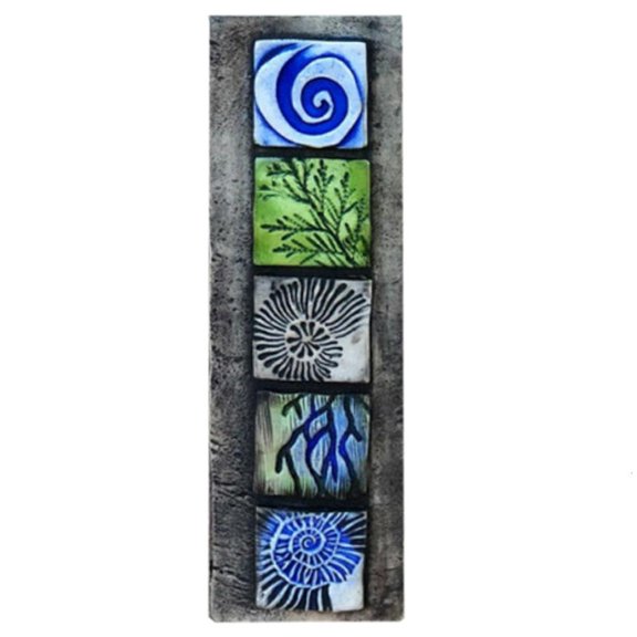 YIEMEEN Starry for Sky Ocean Theme Decorative Sculpture for Garden Gate Durable Acrylic Hanging Ornament Waterproof Anti Fade De