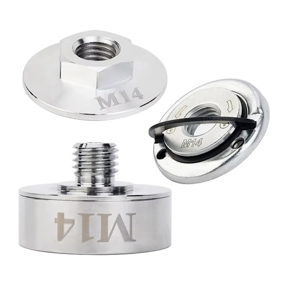 YIEMEEN Steel Angles Grinder Adapter M14 with Flange Nut Mount System for X Lock