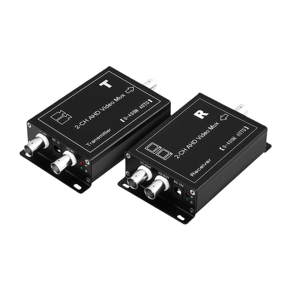 YIEMEEN Strong 2 Port Coaxial Multiplexer 1 Line Transmits 2Channel Camera Signal Mixer For Cameras With Easy Link Method
