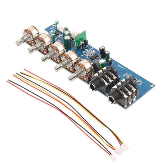 YIEMEEN Strong Circuit Board Preamp with Adjustable Delay & Preamp Module for Professional Karaoke Sound Improvement