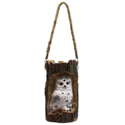 YIEMEEN Stump Owl Lawn Night Light Solar Powered Garden Lawn Lamp Outdoor LED