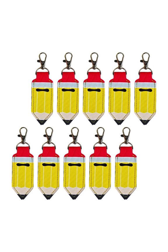 YIEMEEN Sturdy Lip Balm Case Keychain As Pencil Style Unique Print For Long Lasting Protections And Stylish Daily Use