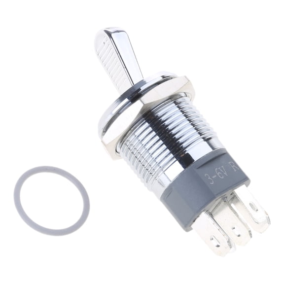 YIEMEEN Sturdy Metal Toggle Switches Featuring Two Setting and Integrated LED Indicators Accessory for Multipurpose Use