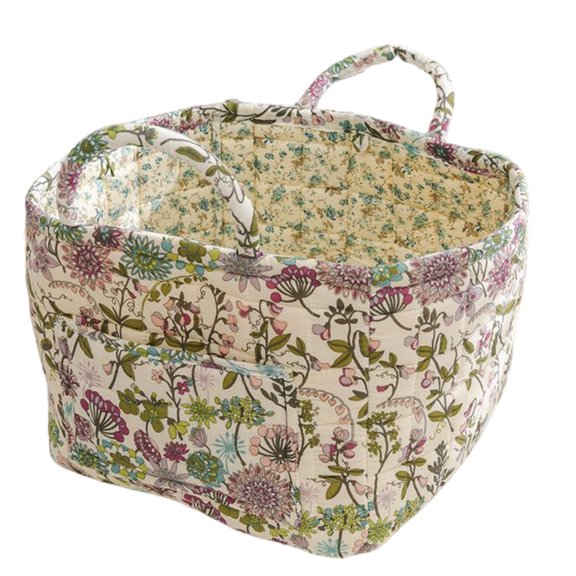 YIEMEEN Sturdy Polyester Handwoven Basket for Bedroom Organization Daily Use