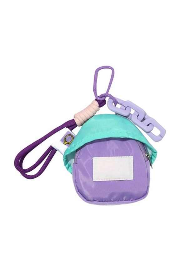 YIEMEEN Sturdy Polyester Miniature Backpack Keychain Adornment For Coins And Lipstick