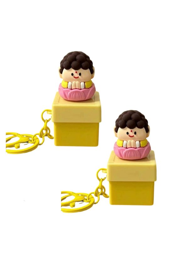 YIEMEEN Sturdy Rubber Talking Keychain Auto Lighting For Dark Environments