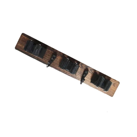 YIEMEEN Sturdy Wood Wall Mounted Cleaning Tool Organizers For Small Space Homes