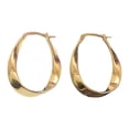 thumbnail image 1 of YIEMEEN Stylish Geometric Mobius Hoop Earring for Women Versatile Fashion Accessory, 1 of 12