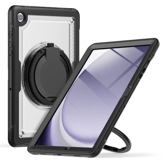 YIEMEEN TPU Case for Tab A9 Plus 11inch 2023 with 360 Degree Rotatable Stand Multi Viewing Angle Soft Lightweight Case Protectors