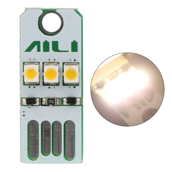 YIEMEEN Tabletop Computer Mobile Power Supply Chip LED Nightlight Portable LED Light