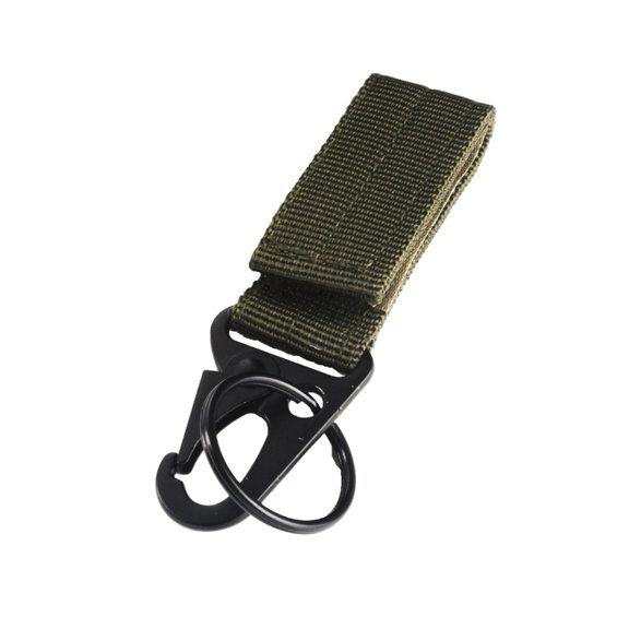 YIEMEEN Tactically Key Rings Belt Holder Nylon Webbing Buckle Carabiner Molles Belt Clip Key Buckle Suitable for Outdoor Sports