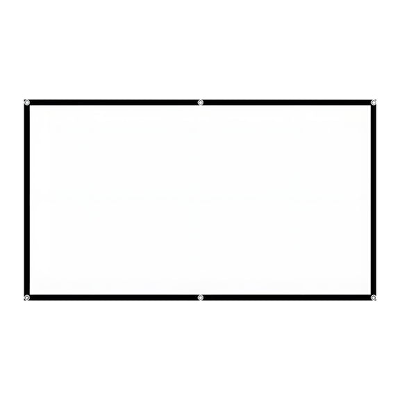 YIEMEEN Thickened Milk Silk Projector Screen Wide Angle Viewing Black White Projection Screen For Clear Imagings