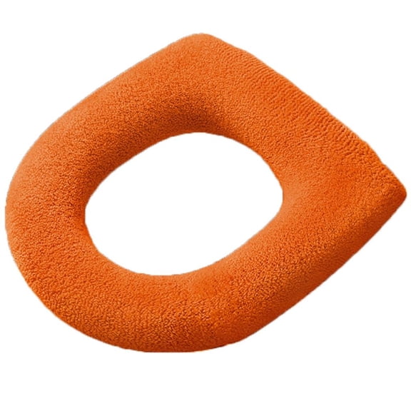 YIEMEEN Toilet Lid Cover Winter Soft Touching Easy to Clean Bathroom Toilet Seat Cushion
