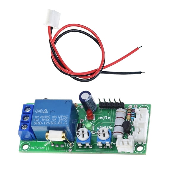 YIEMEEN Touch Sensitive Vibration Sensors Relays Switcher Adjustable Sensitivity Delay And 1-240 Seconds Precise Triggering