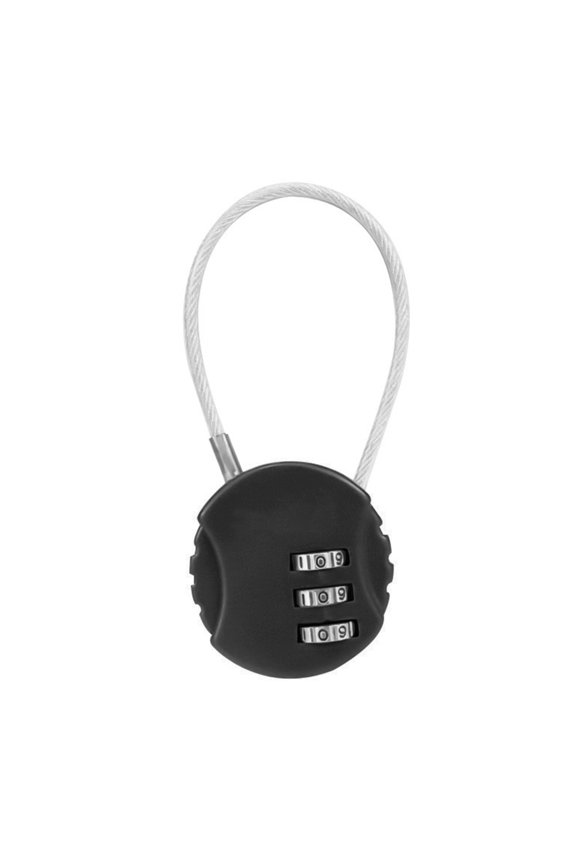 YIEMEEN Travel Cable Lock Resettable Multi-purpose Bag Lock Suitcase Luggage Cable Lock 13cm Cable 3Digit Code Lock Cable