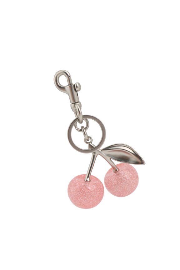YIEMEEN Trendy Cherrys Keychain Charm Sturdy Alloy Designs for Car Keys and Bags