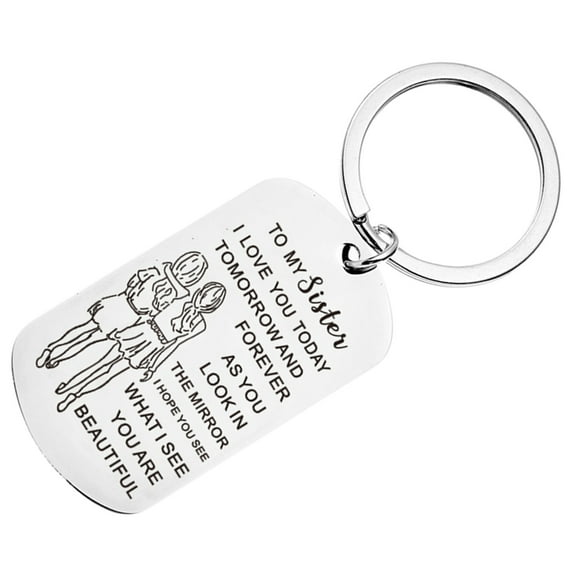 YIEMEEN Trendy Friendship Keychain for Close Companions Personalized Engraving Keyrings