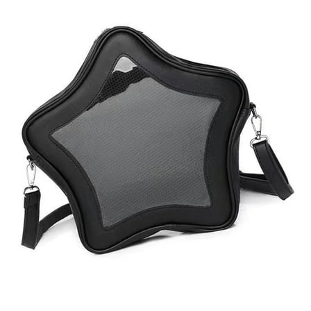 YIEMEEN Trendy Japanese Sweet Crossbody Bag Clear Pocket Pin Display Itabag Shoulder Bag