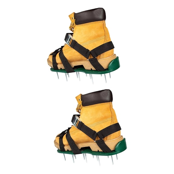 YIEMEEN Triangular Binding Gardening Footwear Spiked Base For Lawn Aeration Soil Loosening