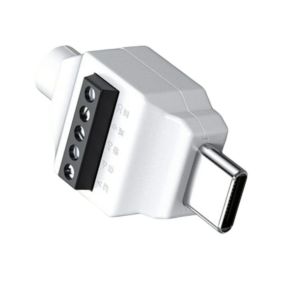 YIEMEEN Type C Male Plugs With 5Pin/4Pin Spring Wire Terminal For DIY And Repair