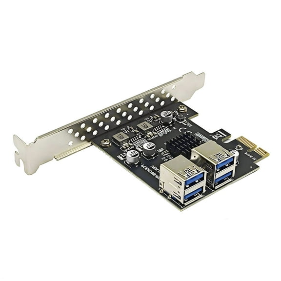 YIEMEEN USB 3.2 Expansion Card USB3.2 Gen1 5Gbps PCIE Card PCIE USB3.2 Gen1 Expansion Card USB Controller for Desktop