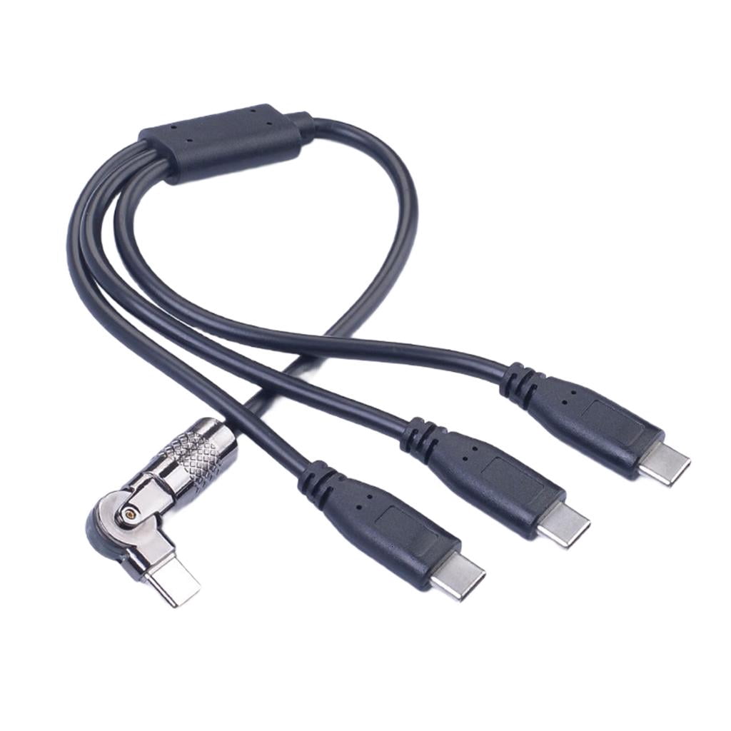 YIEMEEN USB C 1 Male to 3 Male Splitter Data Transfer Charging 180 ...