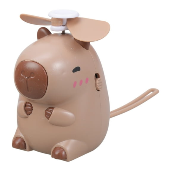 YIEMEEN USB Fan Cute Fan Travel Fan Capybara Shape Cooling Fan Quiet Fan ABS Texture Lightweight Fan for Cooling and Comfort